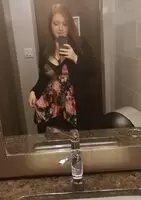 Ginger can't help flashing a little in big bathroom mirrors
