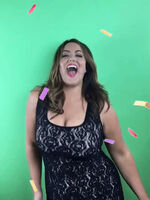I want to suck on Katy Mixon's big soft boobs while I call her mommy