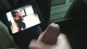 My first Cum Tribute - Kylie Jenner