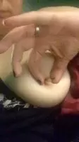 Pierced titty twisting 😈