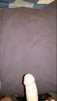 Multiple orgasms leaves a puddle of cum