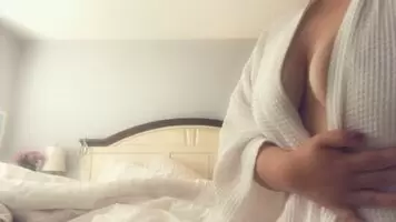 I promised you I’d take this robe off...