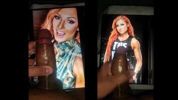 😈 3-Part Long Cock Tribute 🍆 for WWE's Becky Lynch 🔥🔥🔥 .Loved beating my thick dick on her face. Enjoy the tribute guys and drop your naughty comments for her below🍑 😉