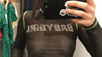 Feeling cute. What do you think about my new shirt?