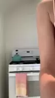 Riley being Riley in the kitchen