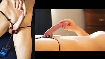 Strap my cock down and make it explode