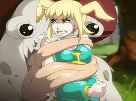 Fungus Brute shoves its cum ALL THE WAY through Siggy.