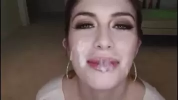 Ashlyn Rae looks great covered in cum
