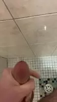 Cum in the shower