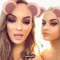 Lana kissing Nia, she wants to seduce all of other women backstage