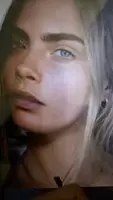 Cara Delevingne Facial CumShot - Cum Tribute