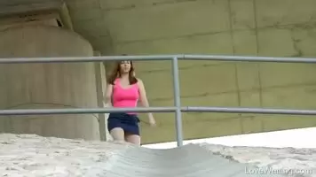 Antonia Sainz letting it flow down