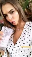 Having a drink