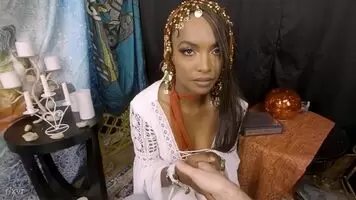 Busty fortune teller finish 